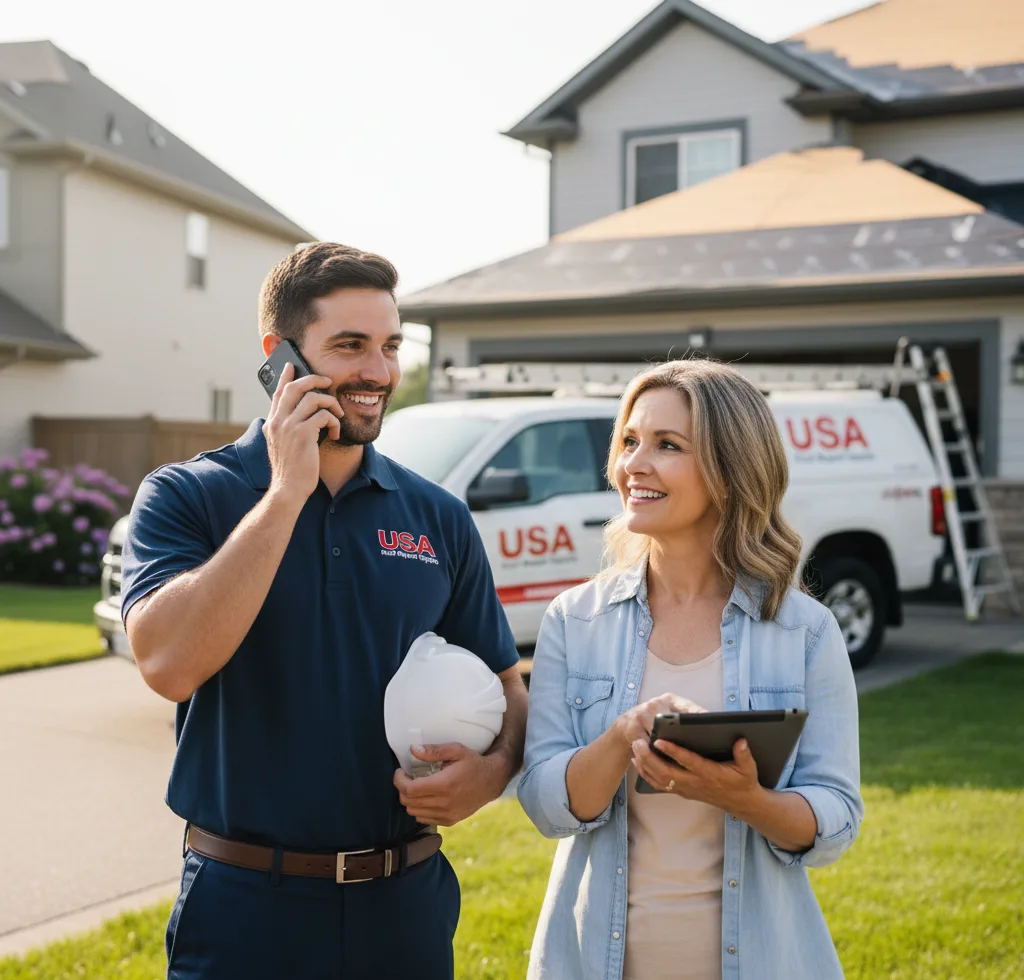 USA Roof Repair Experts customer support in Pratt